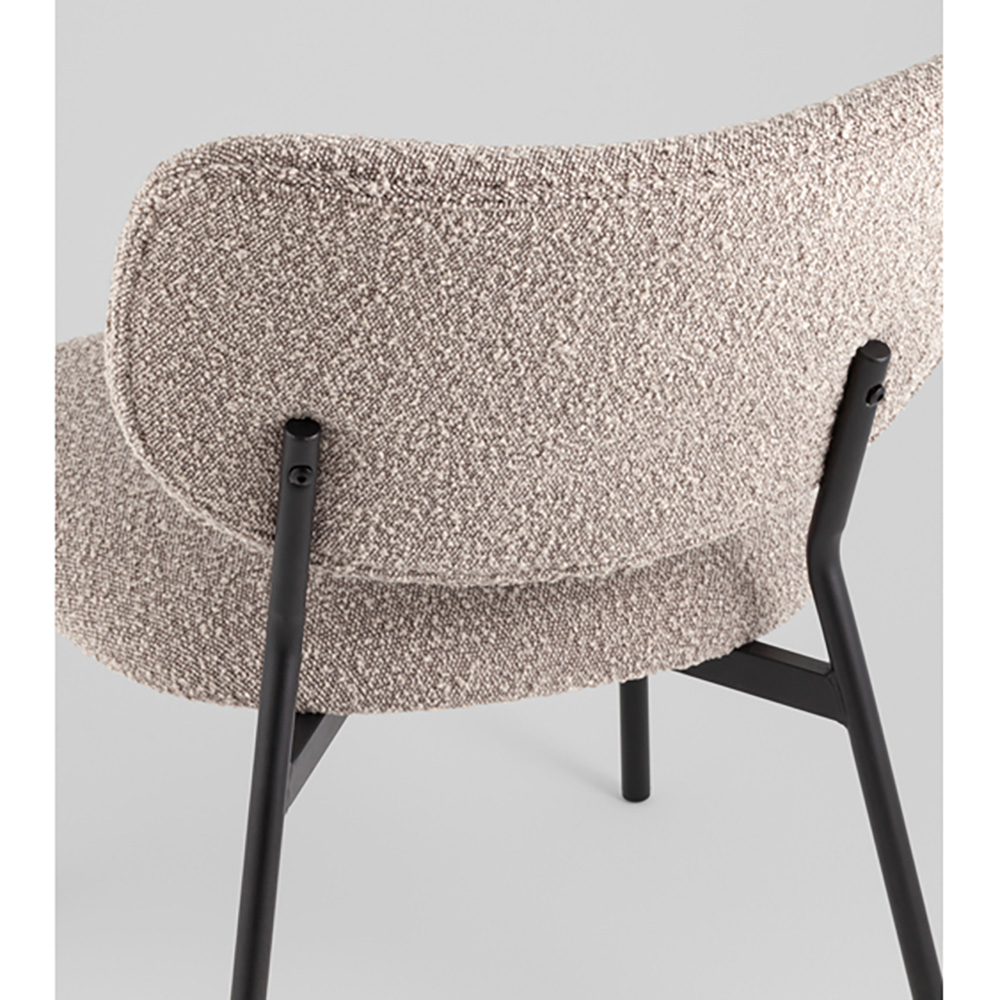 Кресло лаунж Jamie букле