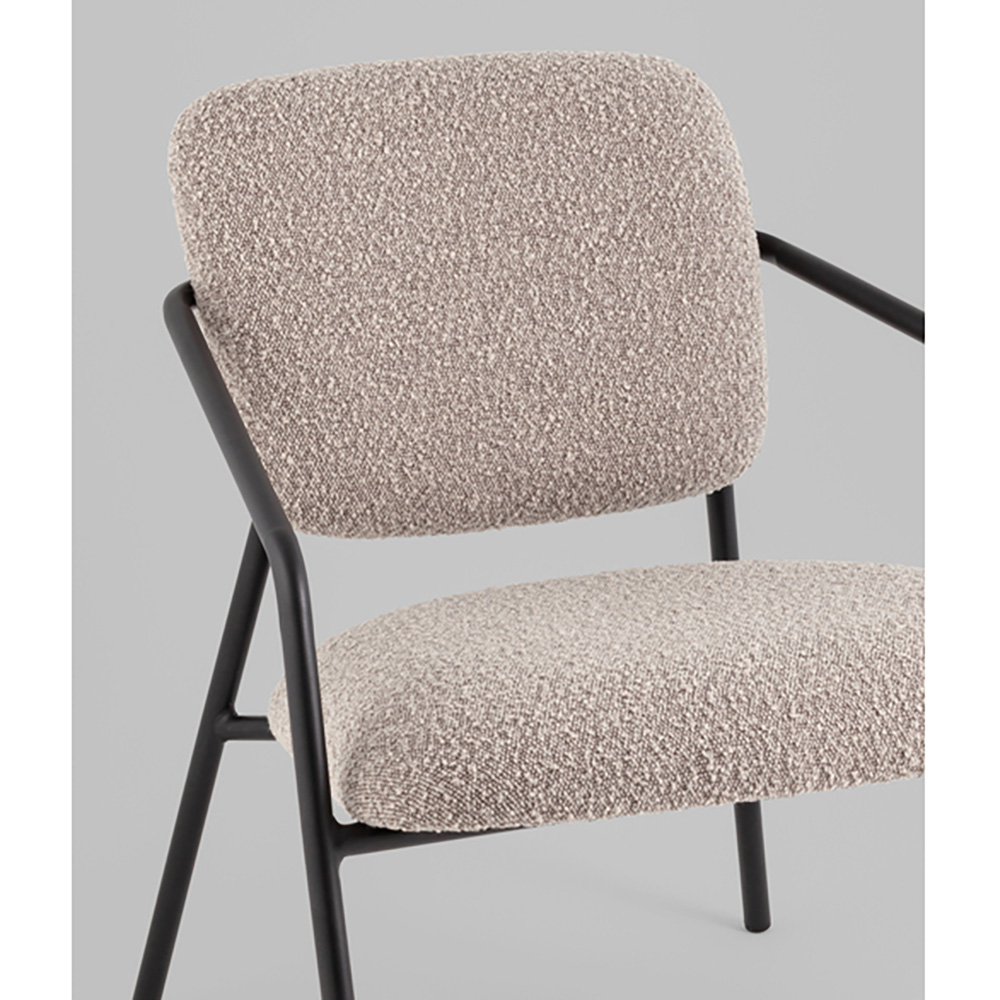 Кресло лаунж Rooney серый