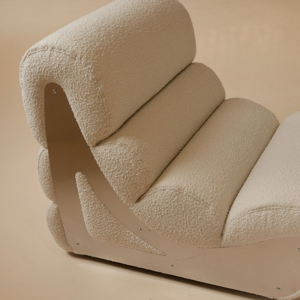Кресло мягкое без подлкотников White Sheepskin Armchair