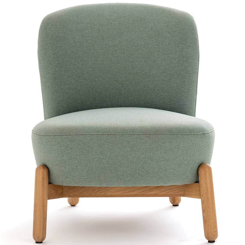 Кресло на деревянных ножках Olguin Green Chair