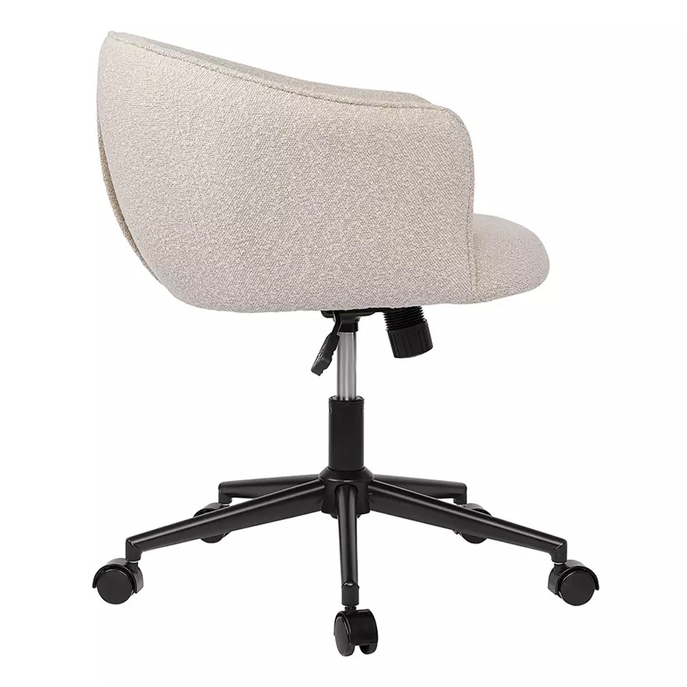 Кресло офисное полукруглое с буклированной обивкой Adjustable Chair