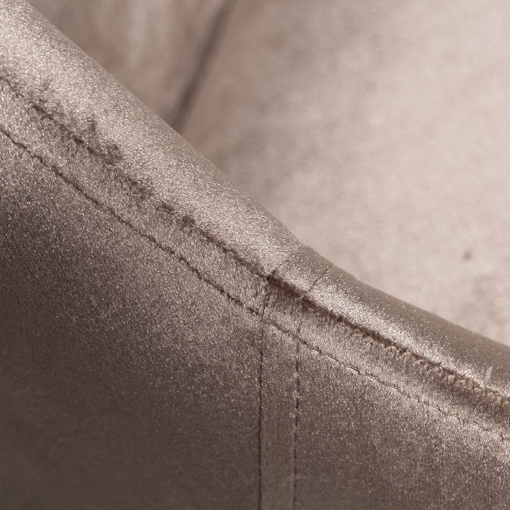 Кресло офисное с обивкой из серого велюра Stylish Velor Office Chair