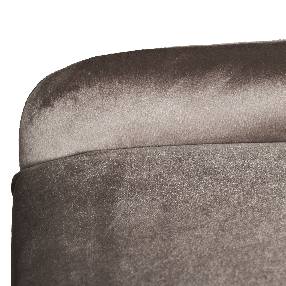 Кресло офисное с обивкой из серого велюра Stylish Velor Office Chair