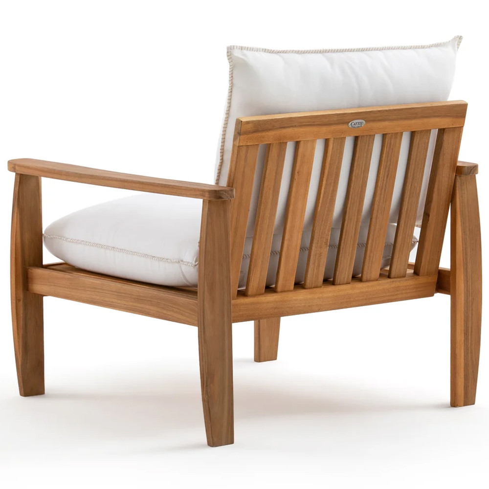 Кресло с каркасом из массива акации Melody Wooden Chair