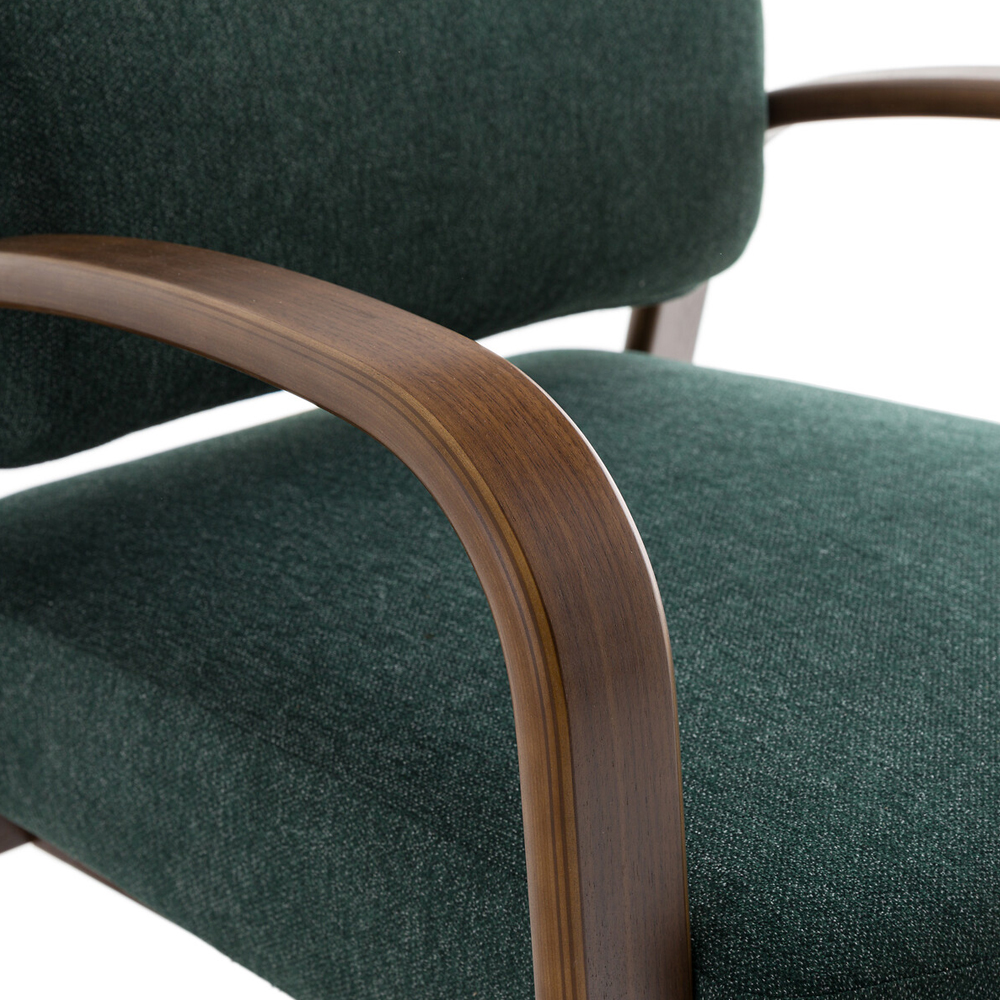 Кресло с каркасом из темного дерева Estay Chair