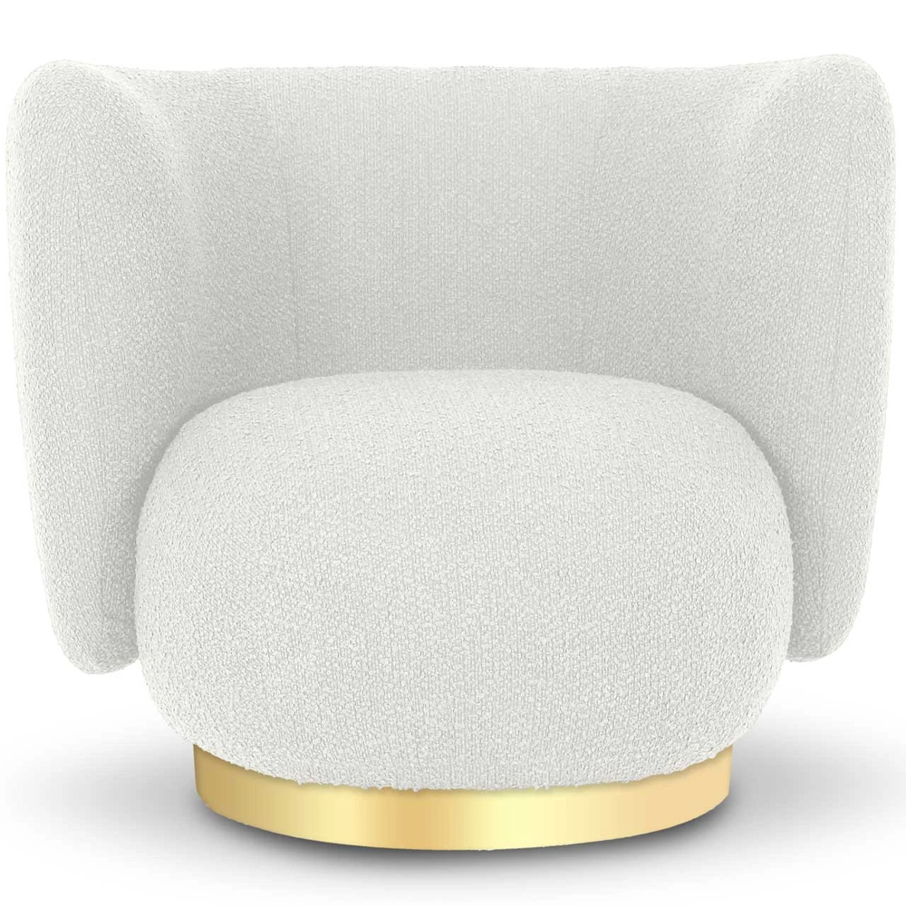 Кресло с обивкой букле Ambrose Boucle Armchair