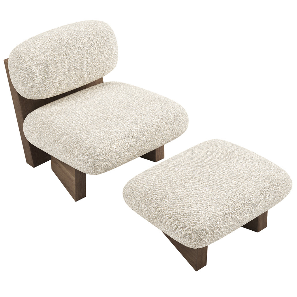 Кресло с оттоманкой Hawaii