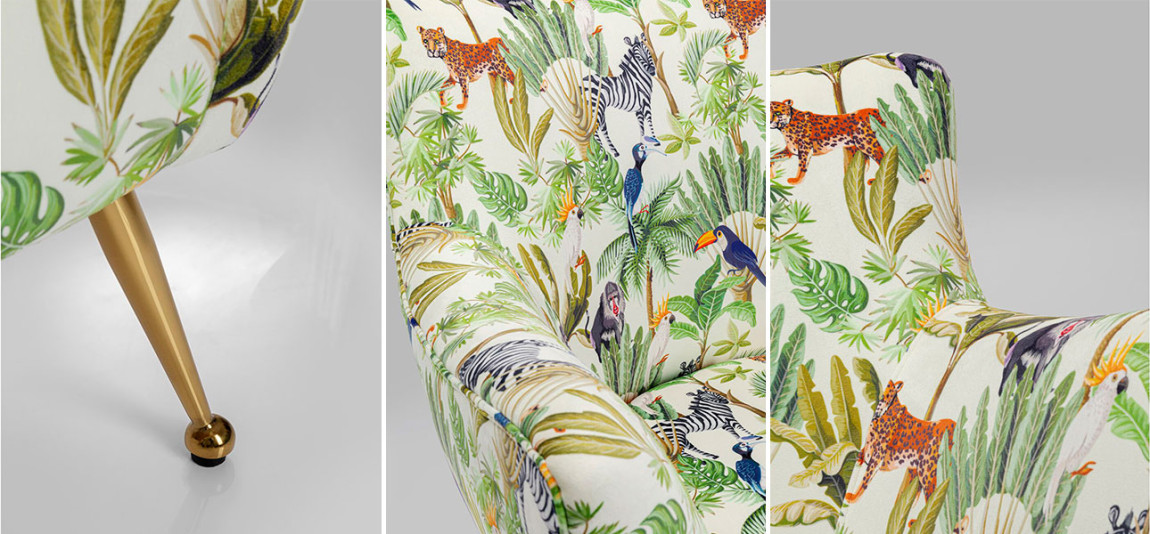 Кресло с принтом животных Animal planet