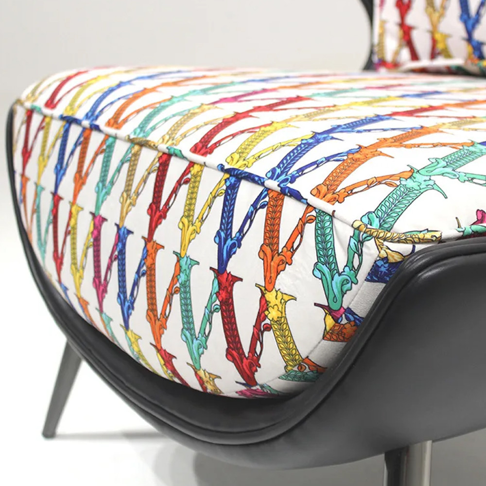 Кресло с цветным принтом Colorful Print Armchair