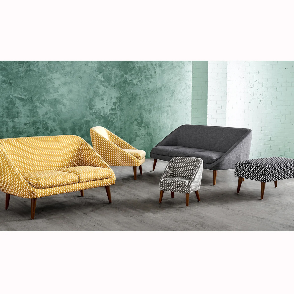 Кресло серое Pauley Grey Armchair