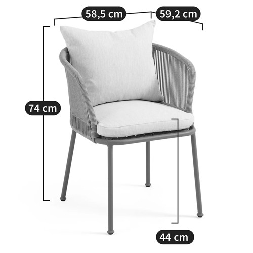 Кресло уличное Bonnie Beige Chair