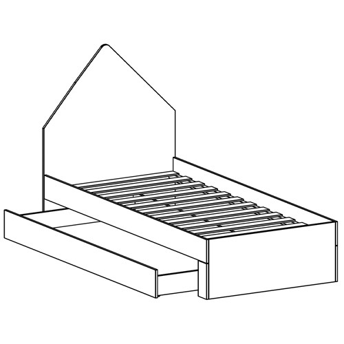 Кровать в детскую Tiny Town Bed