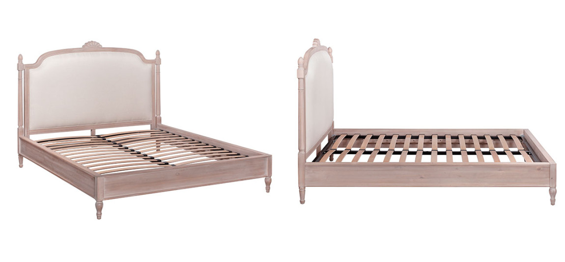 Кровать двуспальная с изголовьем Sarbona Wood