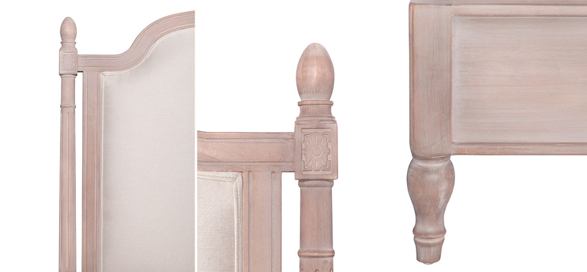 Кровать двуспальная с изголовьем Sarbona Wood