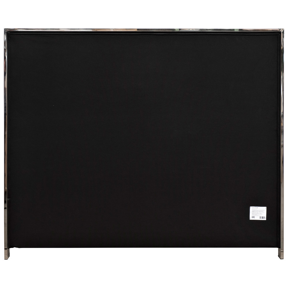 Кровать двуспальная серая с высоким мягким изголовьем Heart of the Bedroom