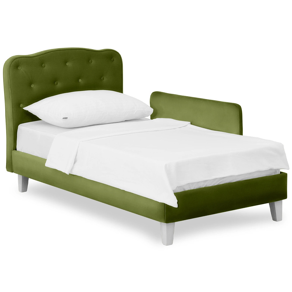 Кровать с мягким изголовьем Luna Palmer Bed