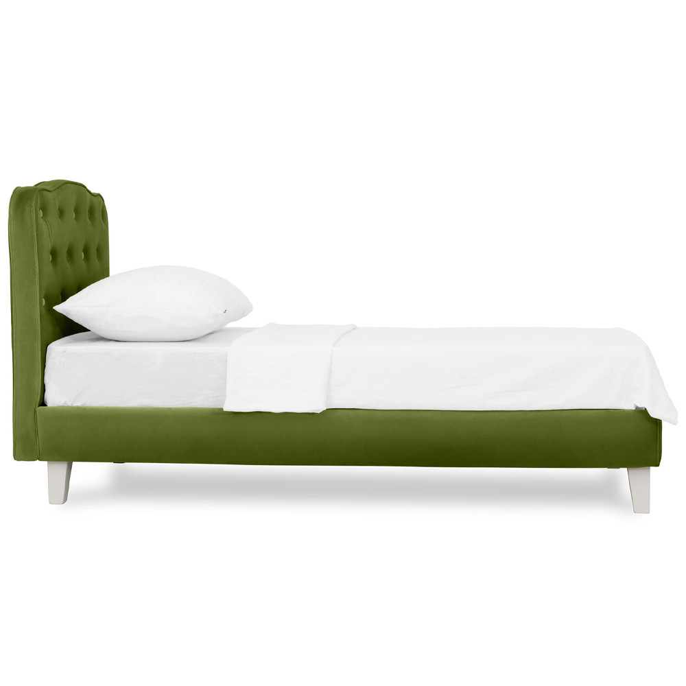 Кровать с мягким изголовьем Luna Palmer Bed