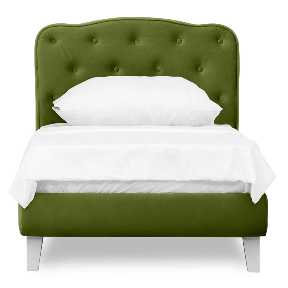 Кровать с мягким изголовьем Luna Palmer Bed