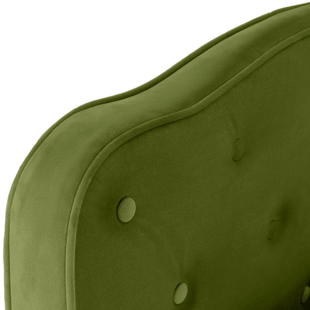 Кровать с мягким изголовьем Luna Palmer Bed