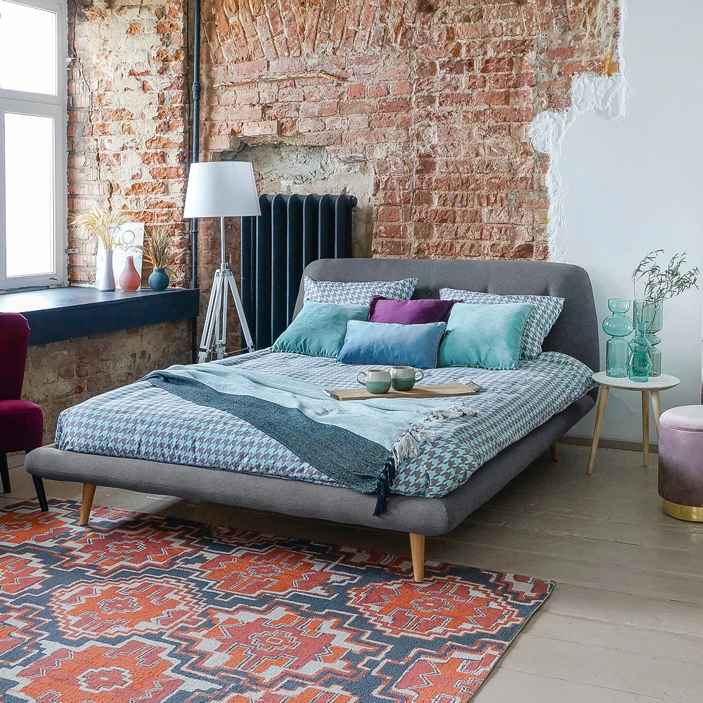 Кровать с мягким изголовьем Palmer Bed