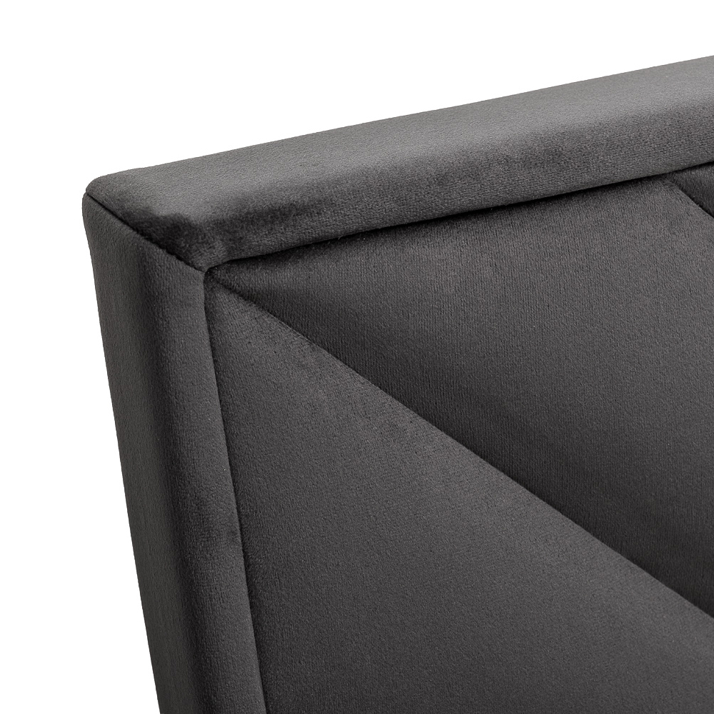 Кровать серая с подъемным механизмом Adelaide