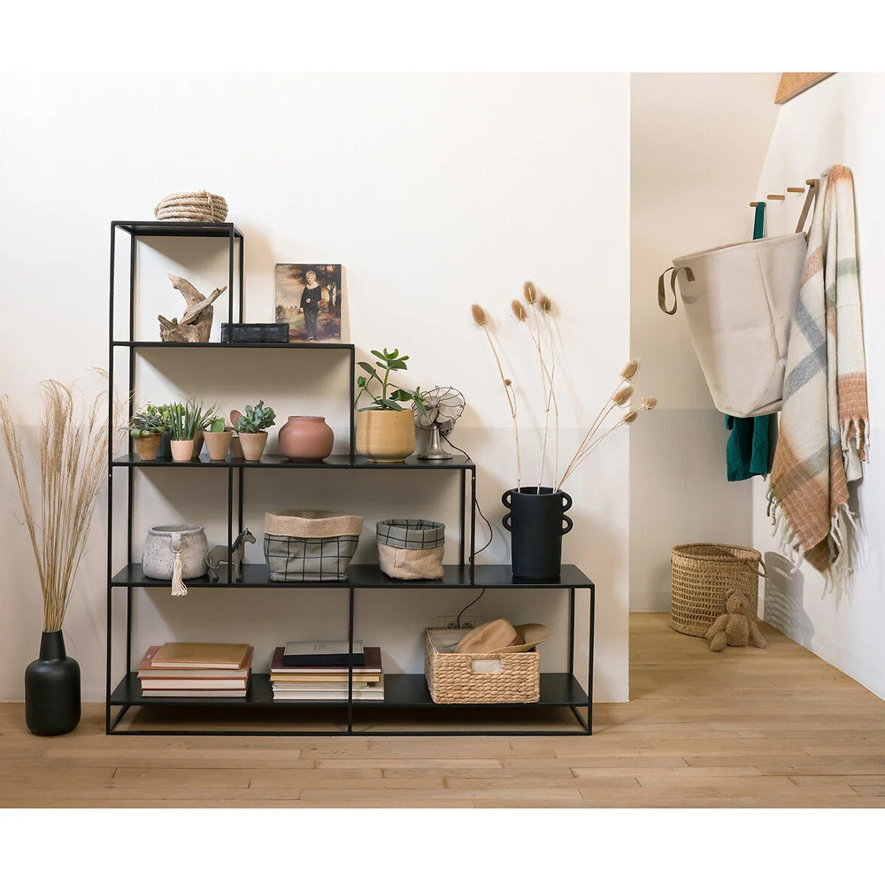 Круглая плетеная корзина Renee Wicker Basket