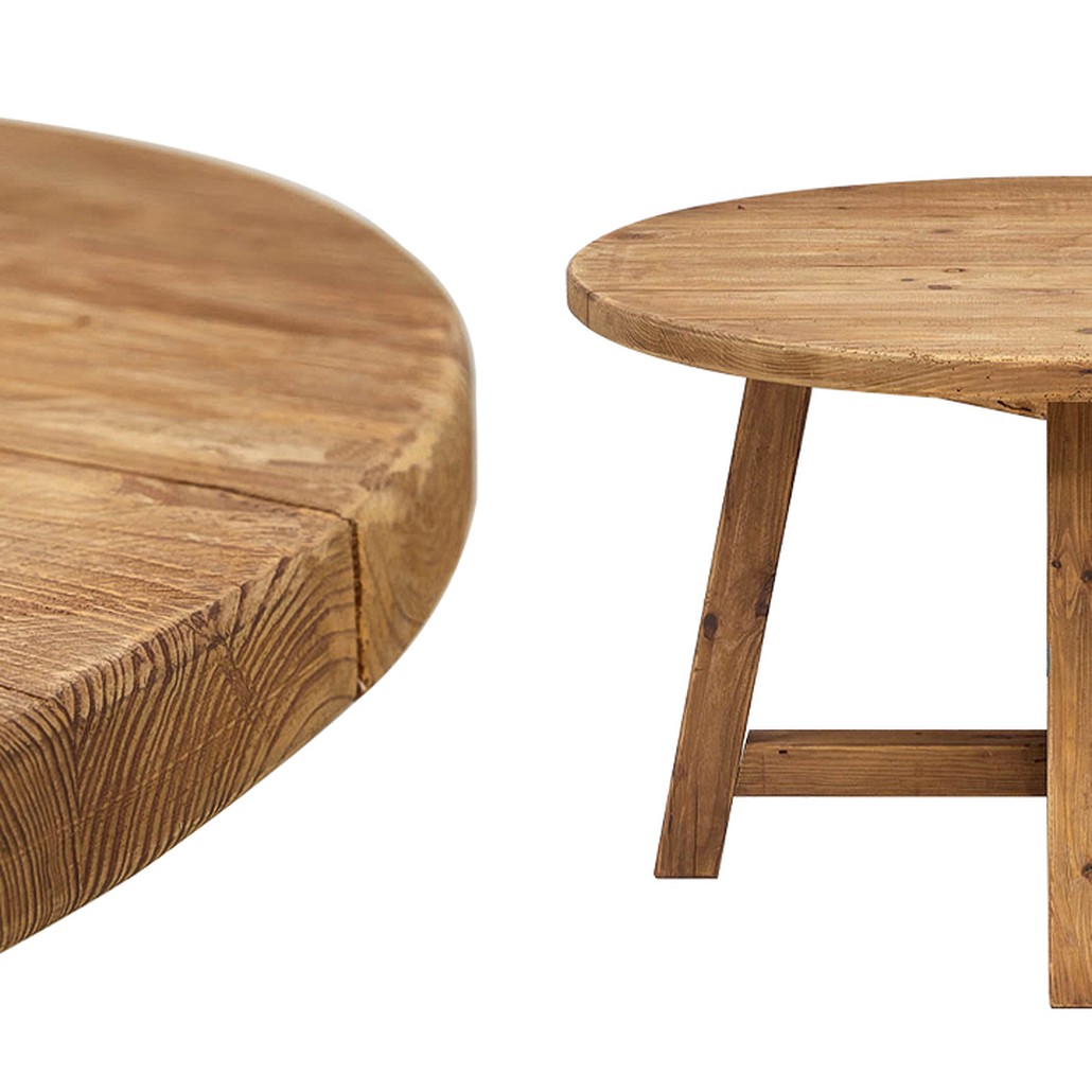 Круглый деревянный обеденный стол Ralf Wood Round Dinner Table