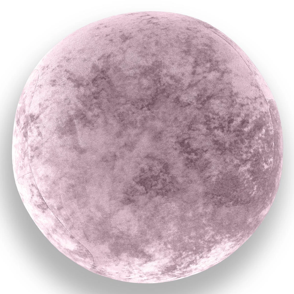 Круглый мягкий пуф Ambrose Soft Velour Pouf