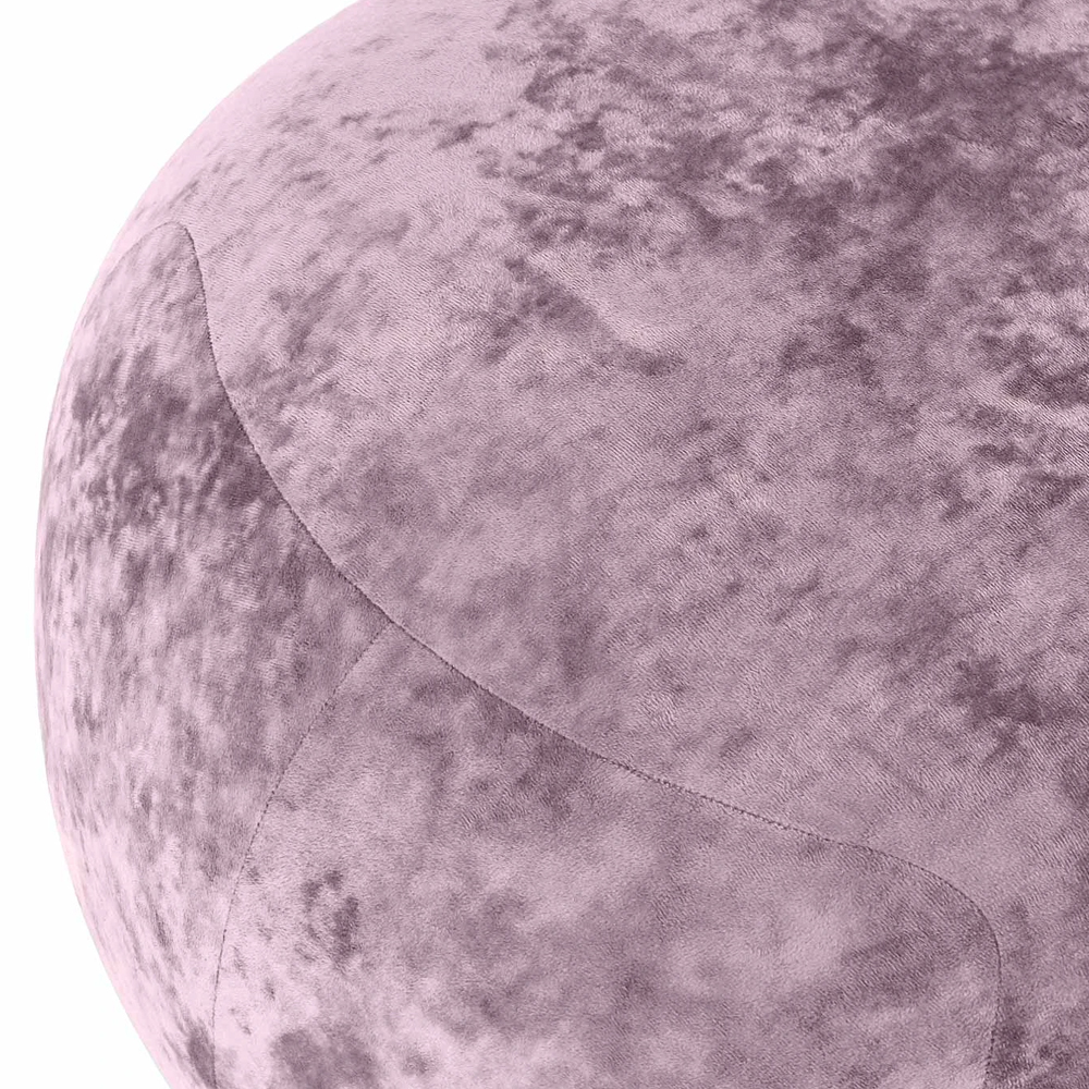 Круглый мягкий пуф Ambrose Soft Velour Pouf