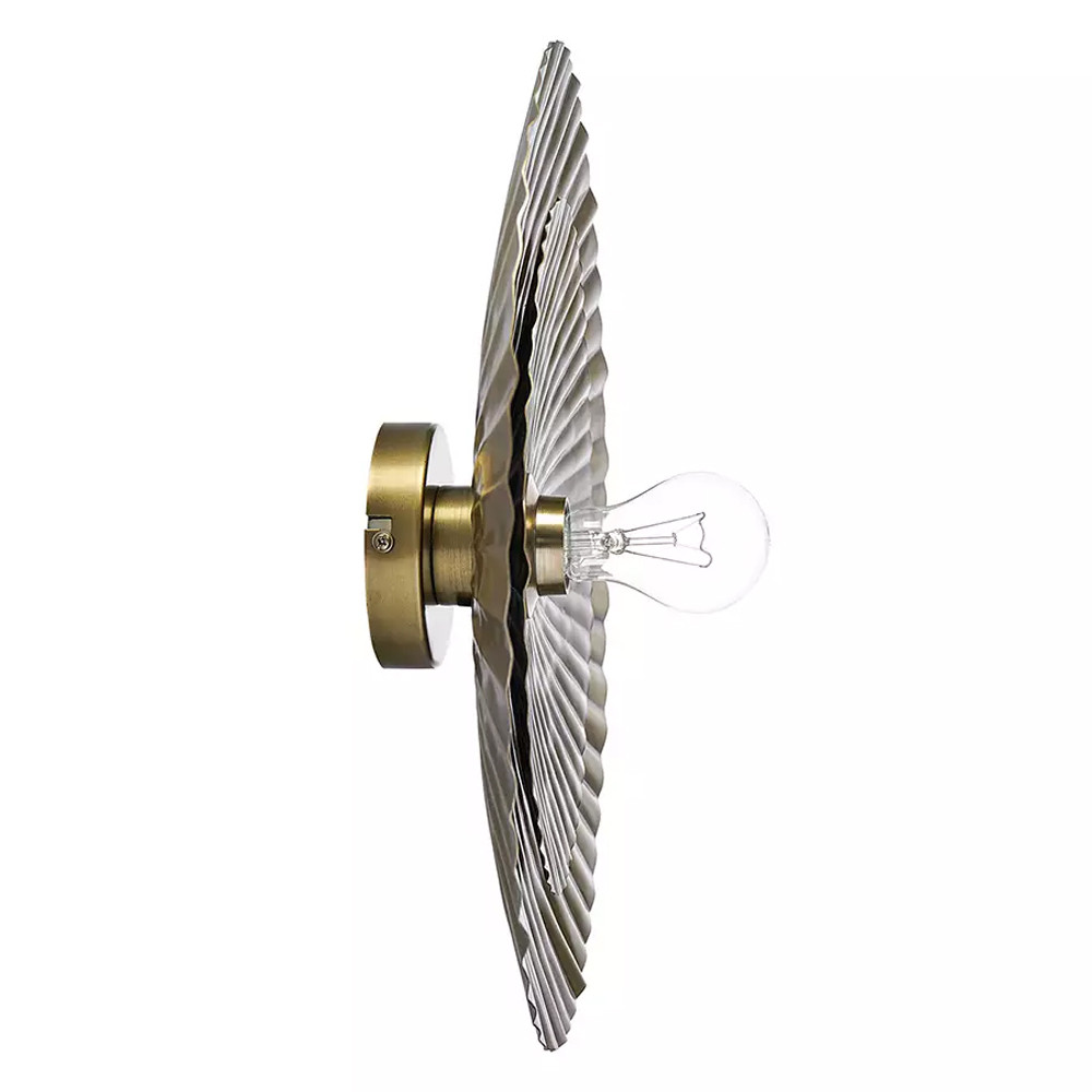 Круглый настенный фактурный светильник Textured Wall Disk