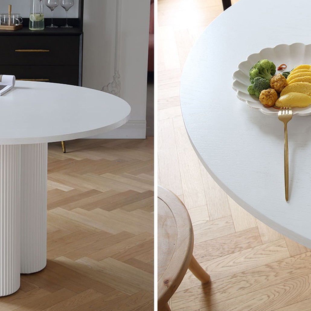 Круглый обеденный стол Hope White Round Dining Table