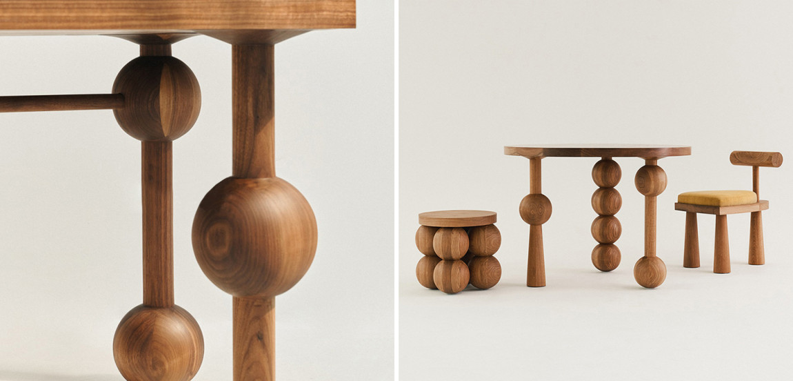 Круглый обеденный стол Keith Unique Shape Dining Table