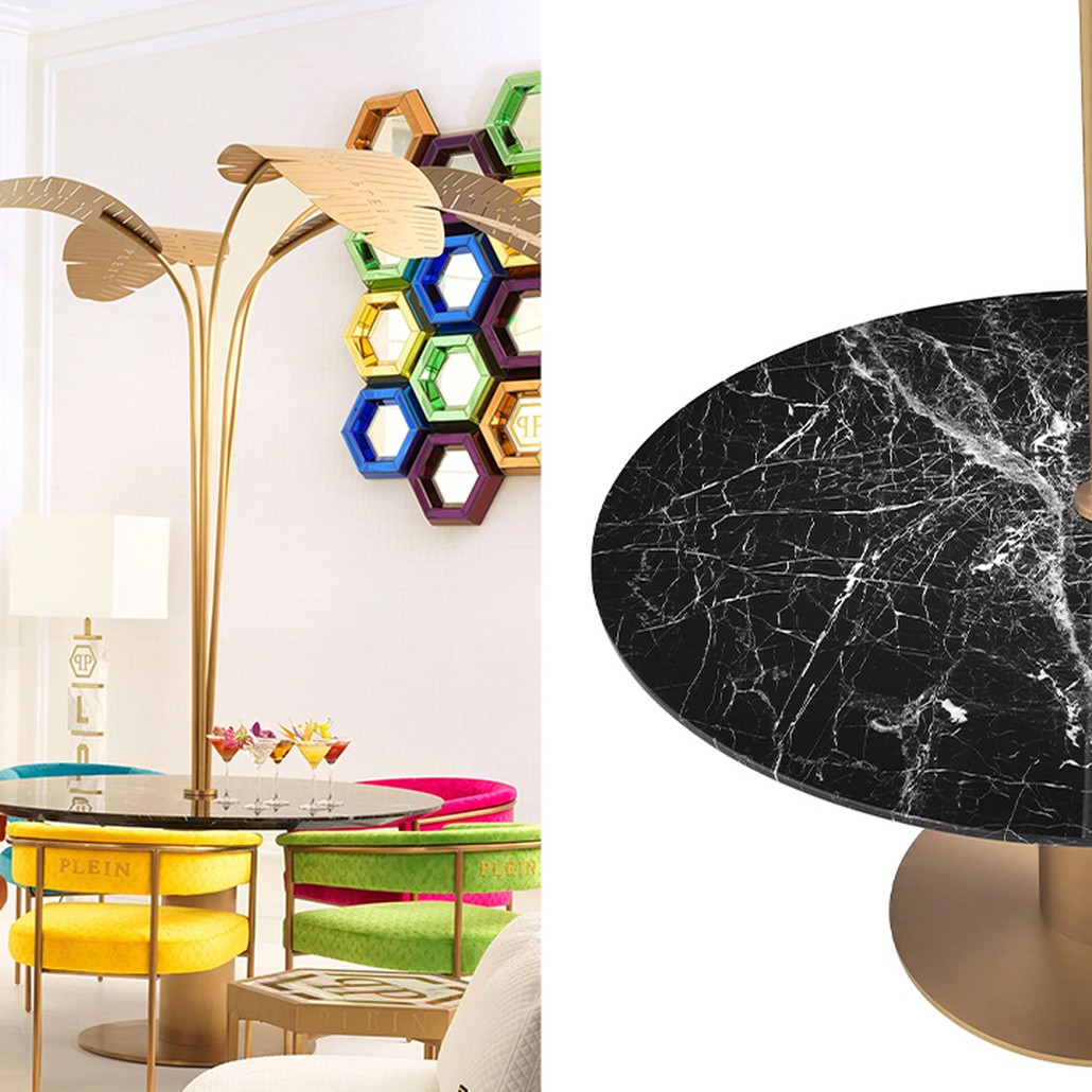 Круглый обеденный стол Philipp Plein Dining Table Palm Springs
