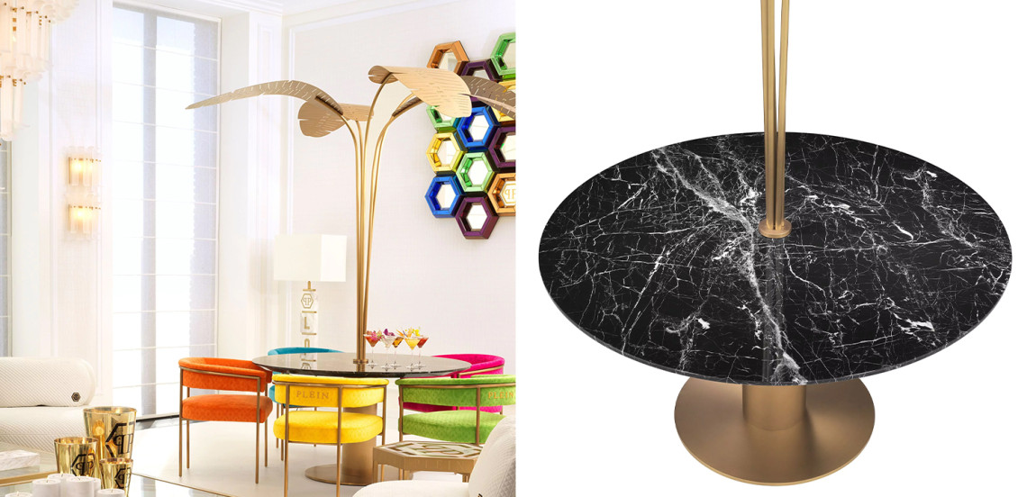 Круглый обеденный стол Philipp Plein Dining Table Palm Springs