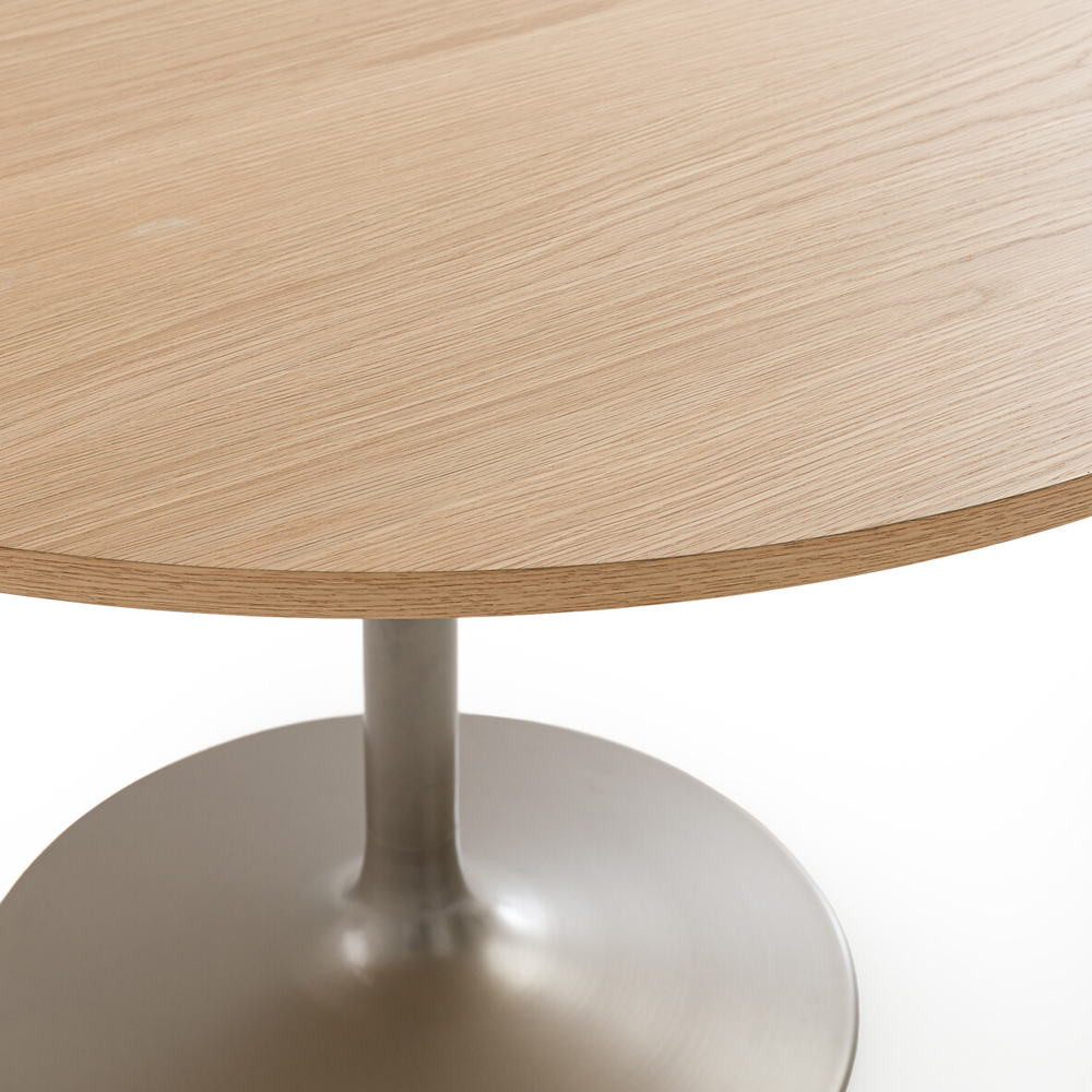 Круглый обеденный стол на одной ножке Remo Round Dining Table