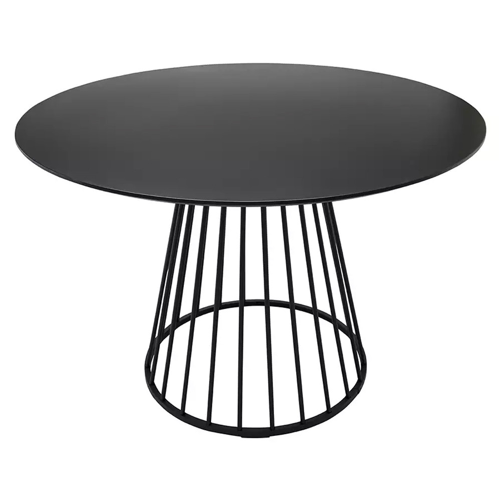 Круглый обеденный стол с основанием в виде конуса Dining table in Loft Style