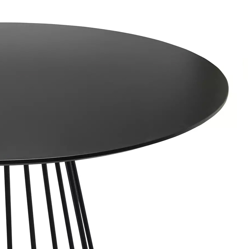 Круглый обеденный стол с основанием в виде конуса Dining table in Loft Style