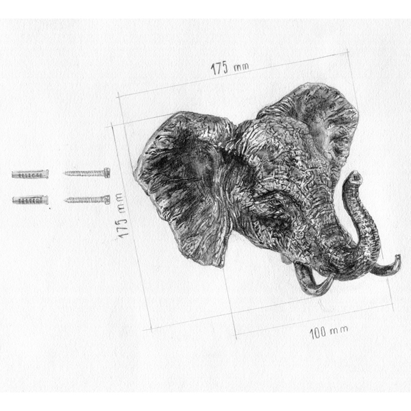 Крючок Bronze Elephant