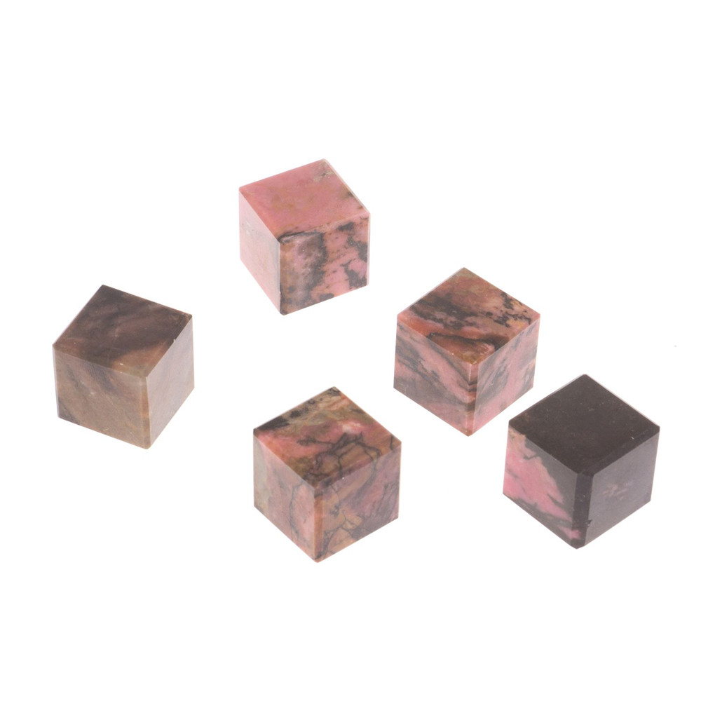 Кубик для охлаждения виски из натурального камня родонит Natural Stone Cube