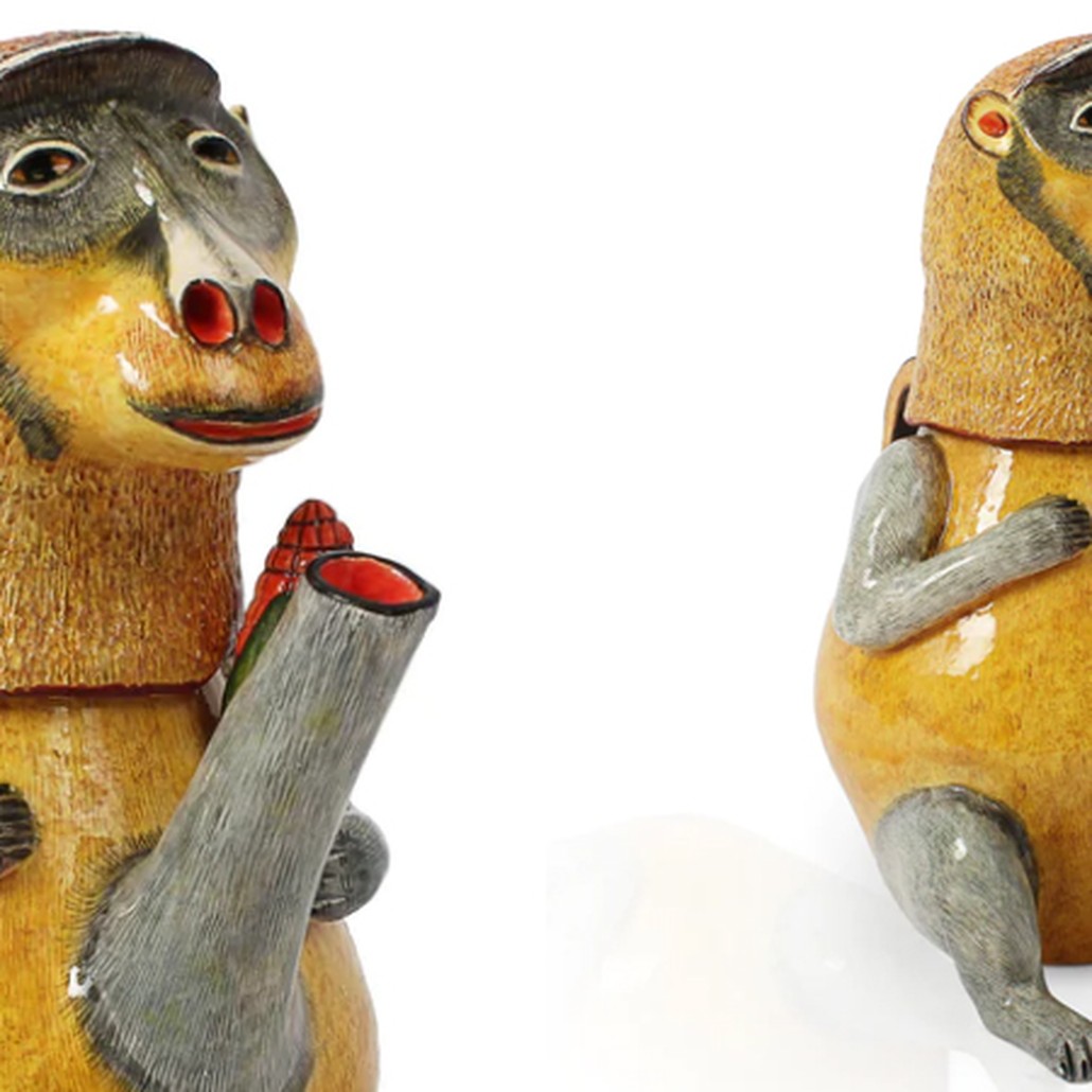 Кувшин Обезьяна с Кукурузой Monkey Teapot