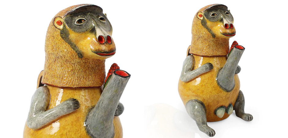 Кувшин Обезьяна с Кукурузой Monkey Teapot