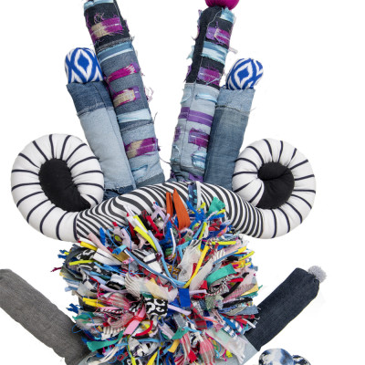 Кукла из джинсы Rusalka Upcycling