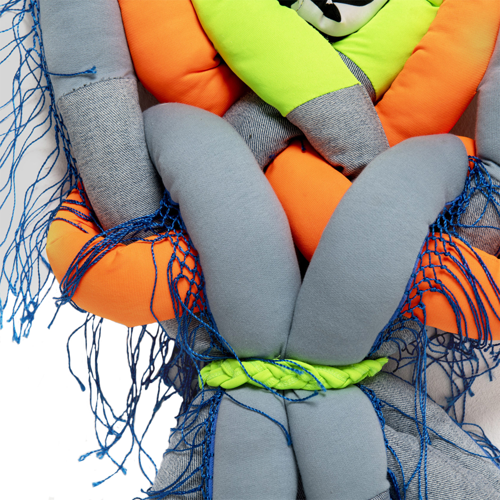 Кукла из одежды и павлопосадских платков Rusalka Blue Jeans 2