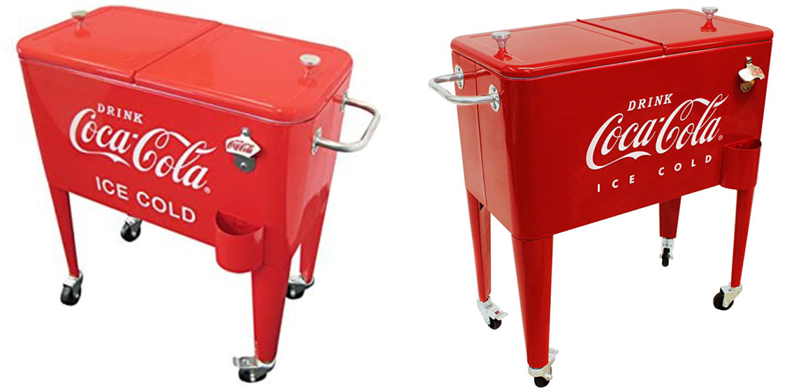 Куллер Retro Metal Coca-Cola Cooler Red