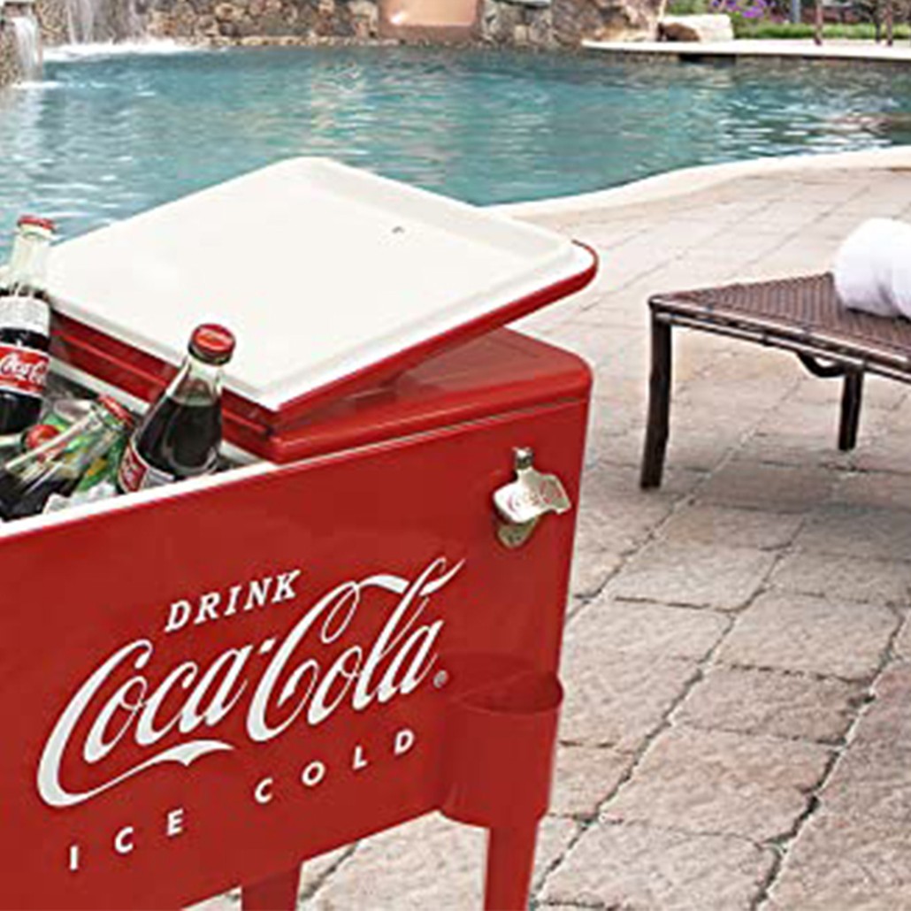 Куллер Retro Metal Coca-Cola Cooler Red