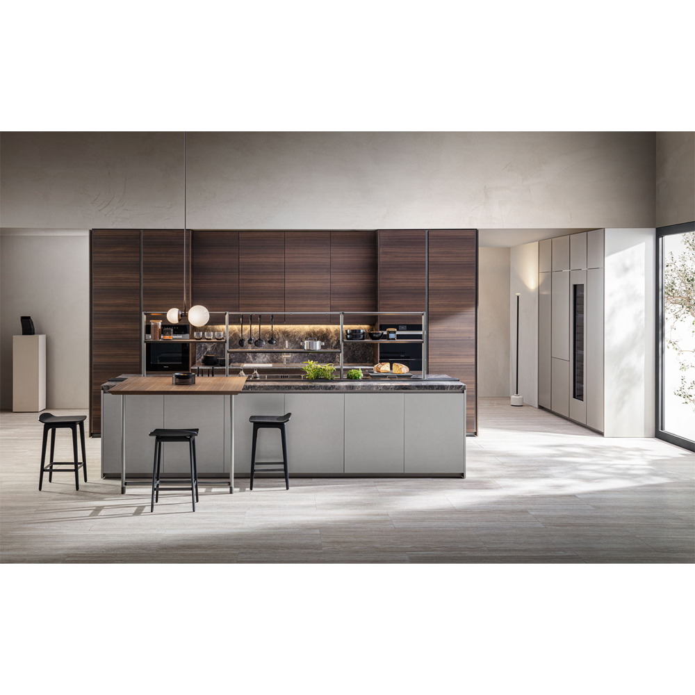 Кухонный гарнитур из камня и дерева SISTEMA XY Dada Engenereed Kitchen