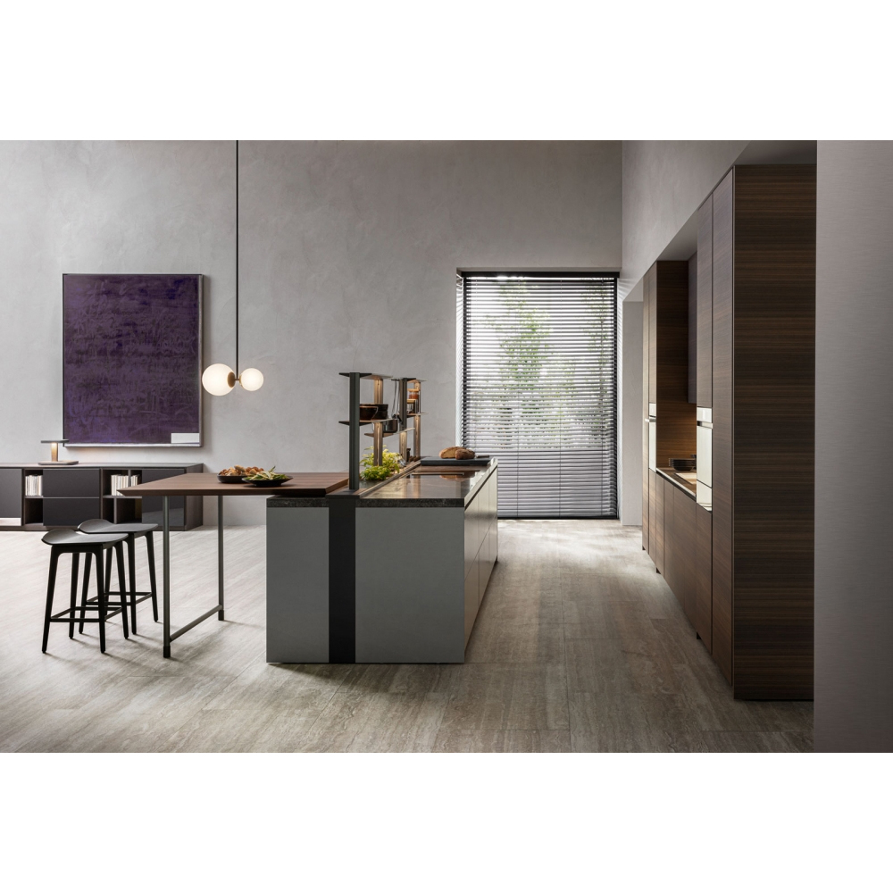 Кухонный гарнитур из камня и дерева SISTEMA XY Dada Engenereed Kitchen