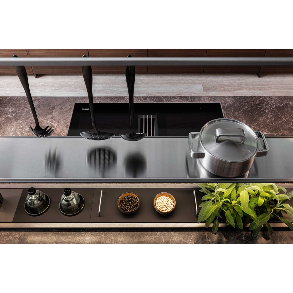 Кухонный гарнитур из камня и дерева SISTEMA XY Dada Engenereed Kitchen