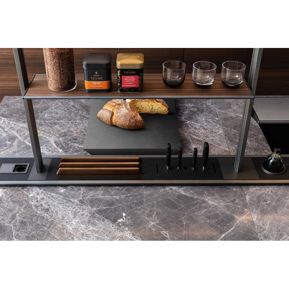 Кухонный гарнитур из камня и дерева SISTEMA XY Dada Engenereed Kitchen
