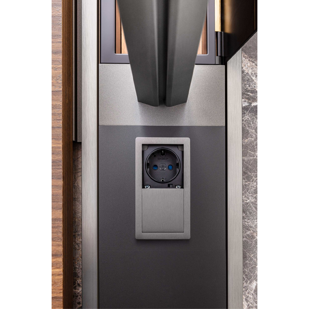 Кухонный гарнитур из камня и дерева SISTEMA XY Dada Engenereed Kitchen